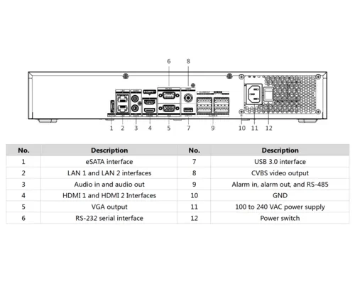 Hikvision Hikvision iDS-7716NXI-M4/X, DeepinMind NVR 16 canales, Cámara IP hasta 32 MP