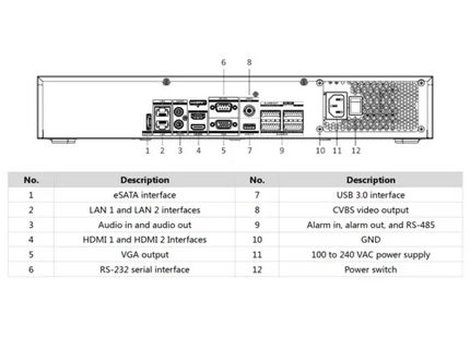 Hikvision iDS-7716NXI-M4/X, DeepinMind NVR 16-kanaals, IP-camera tot 32 MP