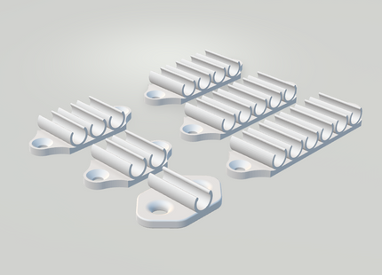 Hikvision Kabelclip – 1, 2, 4, 6 of 8-voudig | Kunststof Bevestigingsclip