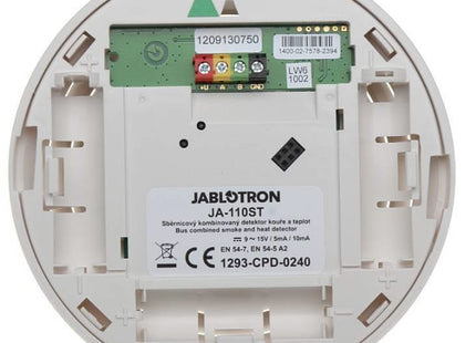 Jablotron JA-110ST BUS gecombineerde rook- en hitte detector