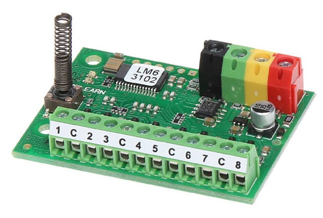 Jablotron JA-118M BUS module voor magnetische detectoren - 8 ingangen