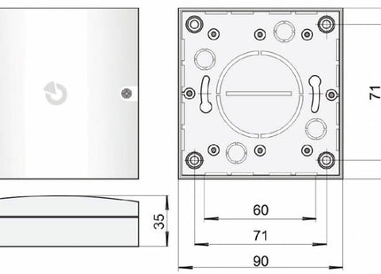 Jablotron JA-120N Module voor het openen van de elektrische sloten