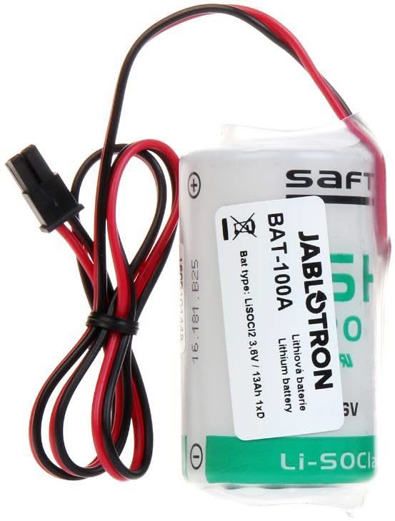 Jablotron Jablotron Bat-100 Batteria per JA-163A RB, Batteria al litio 3,6 V 13 Ah 1xD