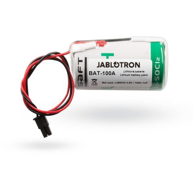 Jablotron Jablotron Bat-100 Batteria per JA-163A RB, Batteria al litio 3,6 V 13 Ah 1xD