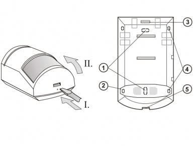 Detector de movimiento PIR Jablotron JA-110P BUS – ECO