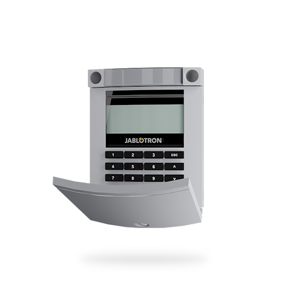 Jablotron Jablotron JA-114E-GR, pannello di controllo a codice BUS con LCD, tastiera e RFID grigio
