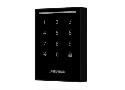 Jablotron JA-121E-BK: unidad de control exterior con lector, color negro