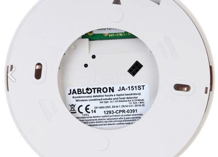 Jablotron JA-151ST: detector inalámbrico de incendios y calor con sirena