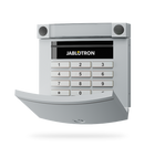 Jablotron JA-153E-GR: panel de control inalámbrico con código y tecla RFID, color gris