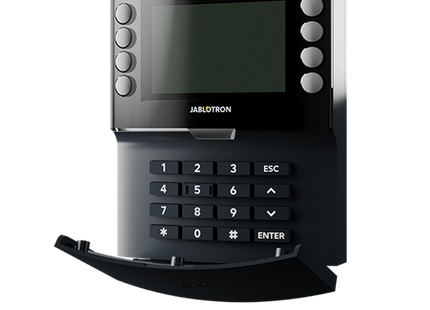 Jablotron JA-155E-AN, unidad de control inalámbrica con teclado de cuatro segmentos, pantalla LCD y lector RFID