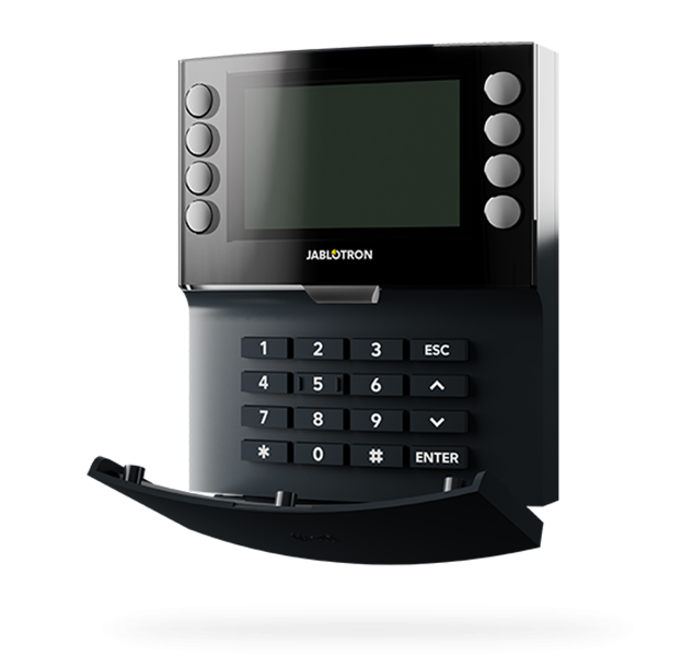 Jablotron Jablotron JA-155E-AN, Draadloos bediendeel met viersegmenten toetsenbord, LCD en RFID lezer