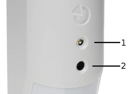 Jablotron JA-160PC: detector de movimiento PIR inalámbrico con cámara integrada