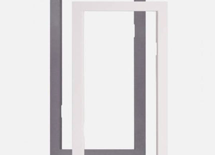 Jablotron JA-193PL-F-S-G, marco gris para caja de montaje BUS Designline PIR