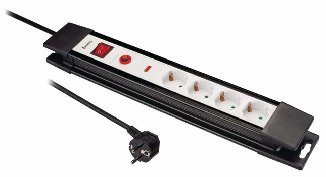 König Overspanningsbeveiligde Stekkerdoos Pro-Line 4-Wegs 3.00 m - Geaard