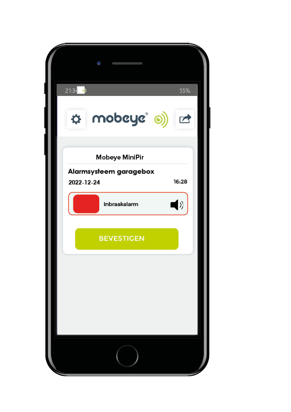 Mobeye ICM41IP, MiniPir inbraaksysteem stand-alone