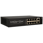 Movok 10 Poorts PoE Switch, Gigabit, 100m PoE