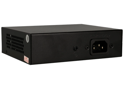Conmutador PoE Movok de 6 puertos, 100 Mb, 250 m de PoE