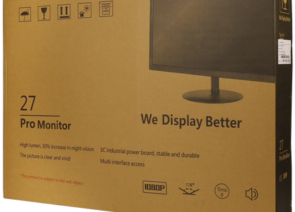 Movok Movok Full HD LED monitor de 27 polegadas com 2 alto-falantes