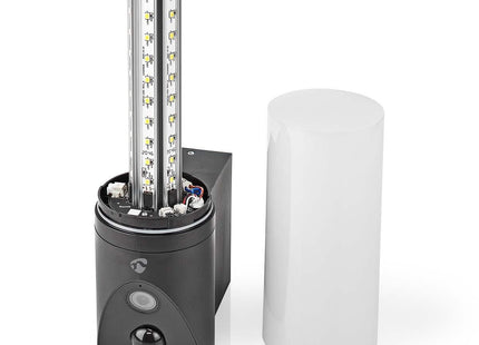 Nedis 2Mp SmartLife WiFi Camera (draaibaar) voor buiten met geïntegreerde Led Lamp