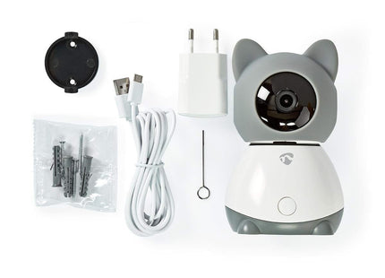 Nedis Draaibare SmartLife Camera voor Binnen, kinder/baby monitorcamera
