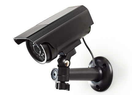 Nedis Dummy beveiligingscamera Bullet IP44 Zwart