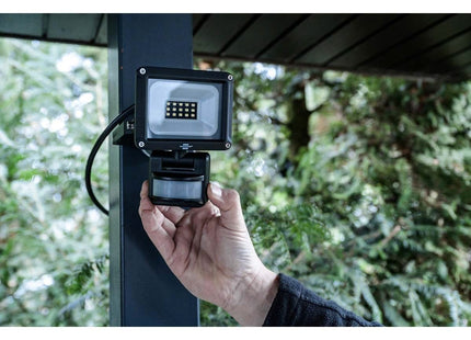 Nedis LED Spotlight JARO 1060 P, IP65, 10W, 1150lm, 6500K, met bewegingssensor