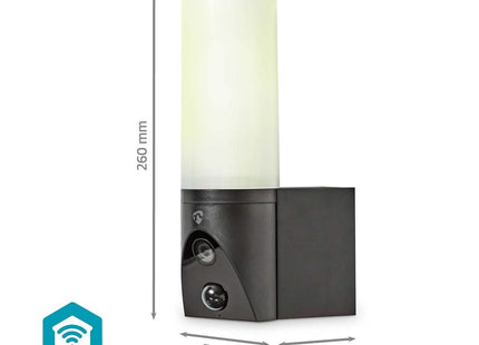 Cámara WiFi Nedis SmartLife de 2 Mp (giratoria) para exteriores con luz LED integrada