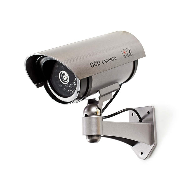 Nedis Nedis Dummy beveiligingscamera Bullet IP44 Zilver