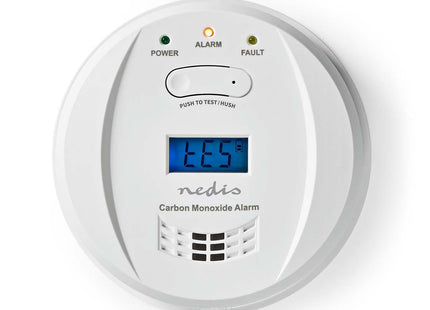 Detector de monóxido de carbono Nedis Nedis, design pequeno 12 cm
