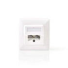 Nedis Nedis Network Scatola da muro da incasso e da incasso, 2 porte CAT6 Bianco