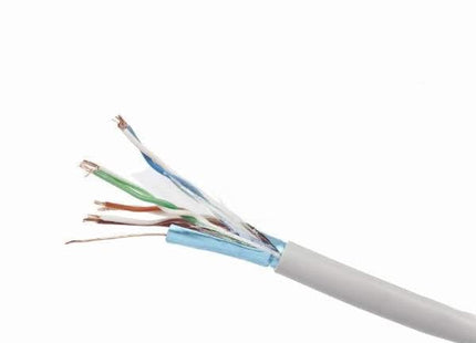 Nedis Nedis Cable de red CAT6 F/UTP, 50 metros en rollo, 100 % cobre, conductores macizos