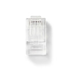Nedis Nedis RJ45 Connector CAT5 UTP Pass Through Solid 10 pieces (rigid cores)