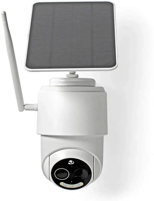 Nedis Nedis SmartLife 4G PTZ Camera voor buiten met zonnepaneel en batterij