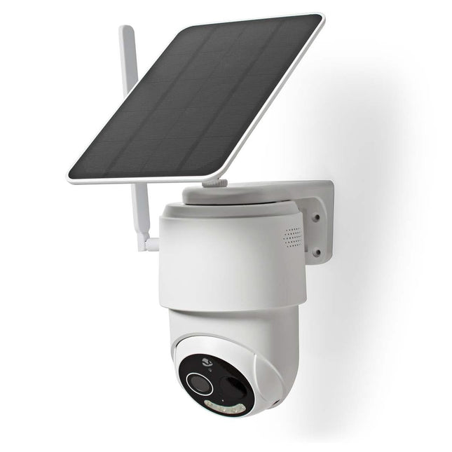 Nedis Nedis SmartLife 4G PTZ Camera voor buiten met zonnepaneel en batterij
