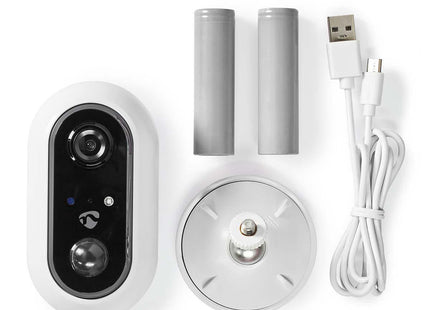 Nedis Caméra extérieure Nedis SmartLife Wi-Fi Full HD IP65 Cloud / MicroSD