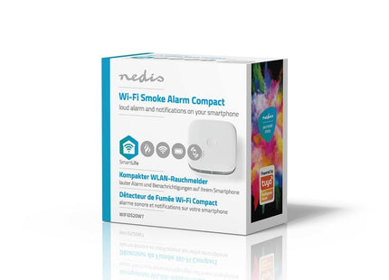 Nedis Détecteur de fumée Nedis SmartLife avec. batterie remplaçable