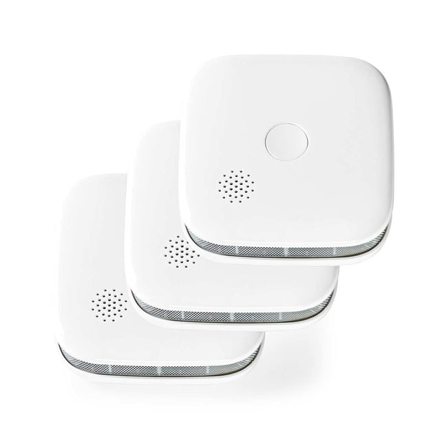 Nedis Nedis SmartLife Conjunto de detectores de fumaça de 3 incl. baterias substituíveis