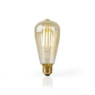 Lâmpada de filamento LED inteligente Nedis Nedis Wi-Fi | E27 | ST64 | 5 W | 500lm