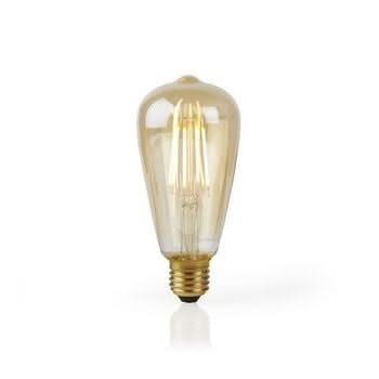 Nedis Lampada a filamento LED intelligente Wi-Fi Nedis | E27 | ST64 | 5 W | 500 ml