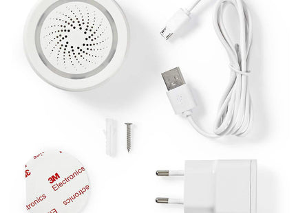 Sirene inteligente Nedis Nedis Wi-Fi | Alarme ou Gongo | 85dB