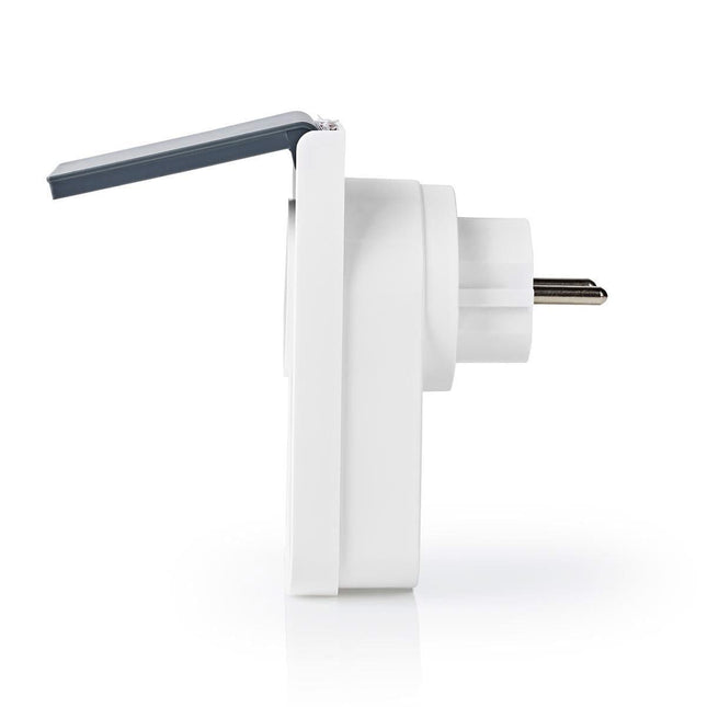 Nedis Prise intelligente Wi-Fi Nedis pour l'extérieur | Résistant aux éclaboussures | IP44 | Moniteur de consommation | Schuko Type F | 16 A