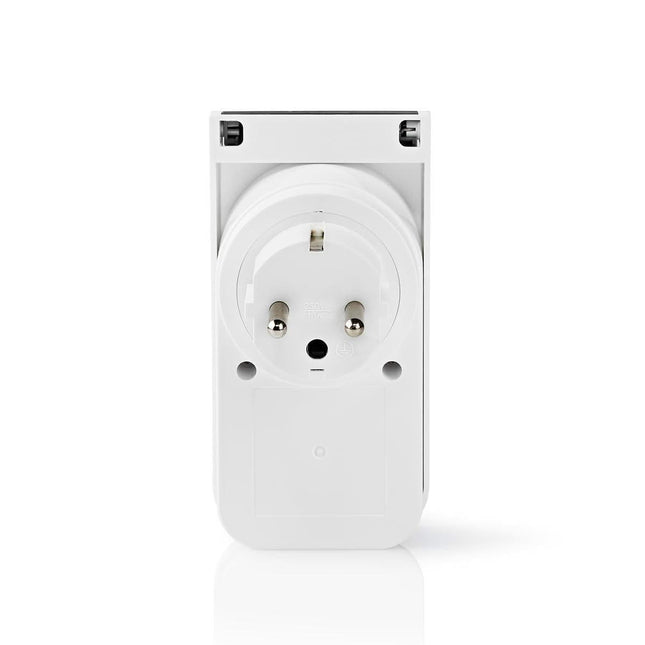 Nedis Prise intelligente Wi-Fi Nedis pour l'extérieur | Résistant aux éclaboussures | IP44 | Moniteur de consommation | Schuko Type F | 16 A