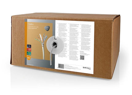 Nedis Netwerkkabel CAT6A  S/FTP, 305 mtr op rol, 100% koper, Solid aders