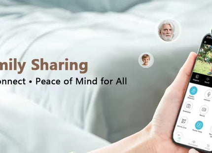 Nedis Raamcamera Dual WiFi, Micro SD, Starlight, 4Mp resolutie