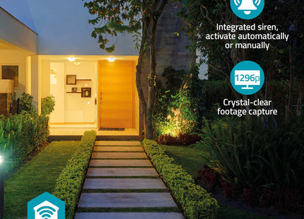 Nedis SmartLife 3MP PTZ Camera voor buiten met WiFi en batterij