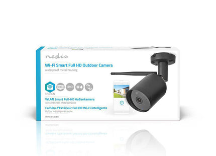 Nedis SmartLife Camera Wi-Fi Full HD MicroSD slot Met bewegingssensor