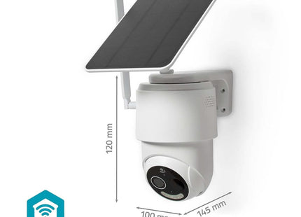 Nedis SmartLife PTZ Camera voor buiten met WiFi, zonnepaneel en batterij