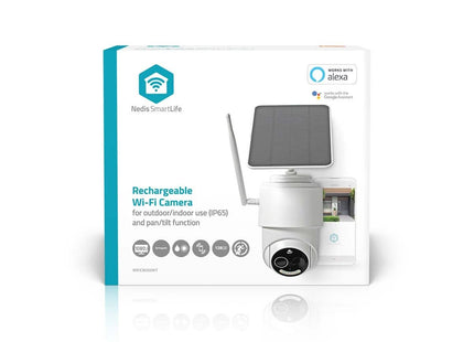 Nedis SmartLife PTZ Camera voor buiten met WiFi, zonnepaneel en batterij