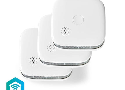 Nedis SmartLife Rookmelder set van 3 stuks incl. vervangbare batterijen