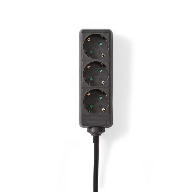 Nedis Stekkerdoos met randaarde, 16 A, 3-wegs, 3m
